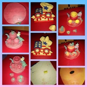 Vintage Resin Miniature Tea sets